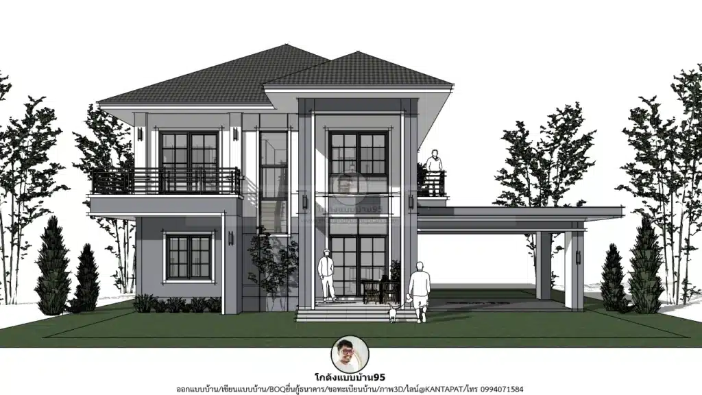 แบบบ้าน2ชั้น P-2544 (1)