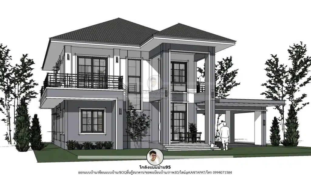 แบบบ้าน2ชั้น P-2544 (2)