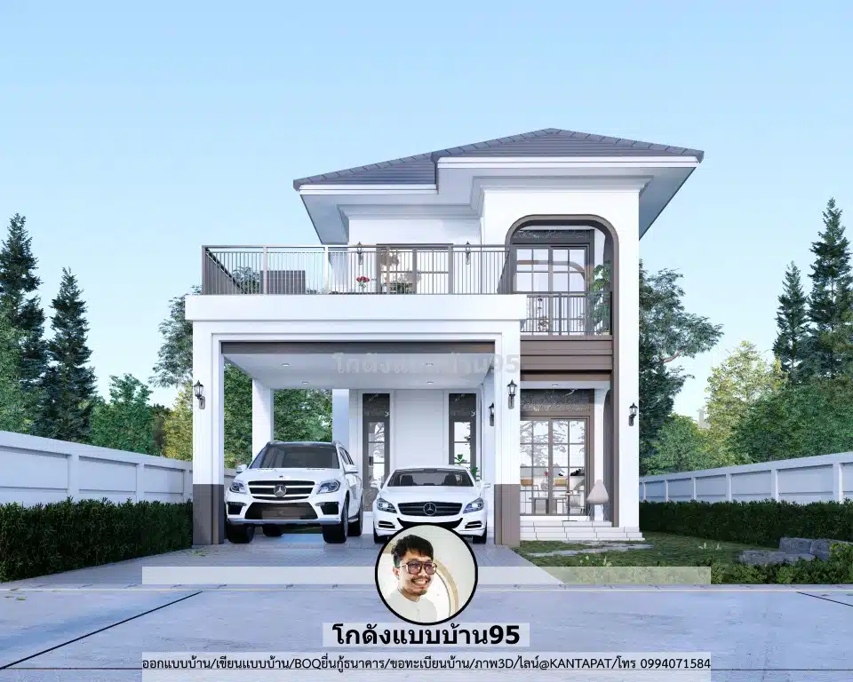 แบบบ้าน2ชั้น P-2560 (1)