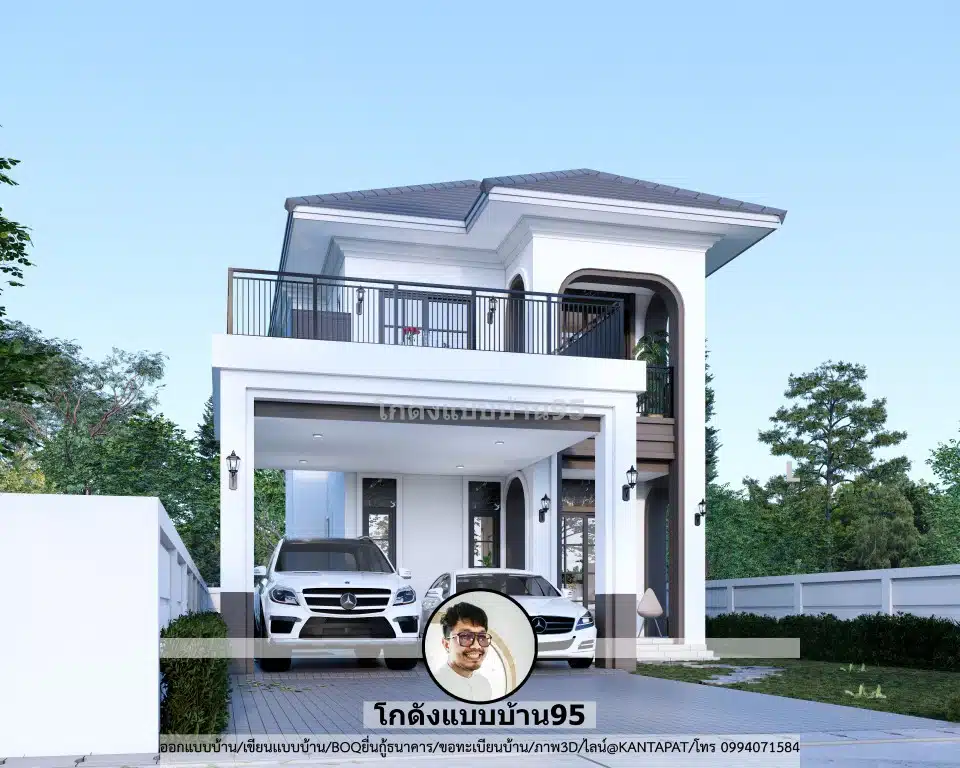 แบบบ้าน2ชั้น P-2560 (2)