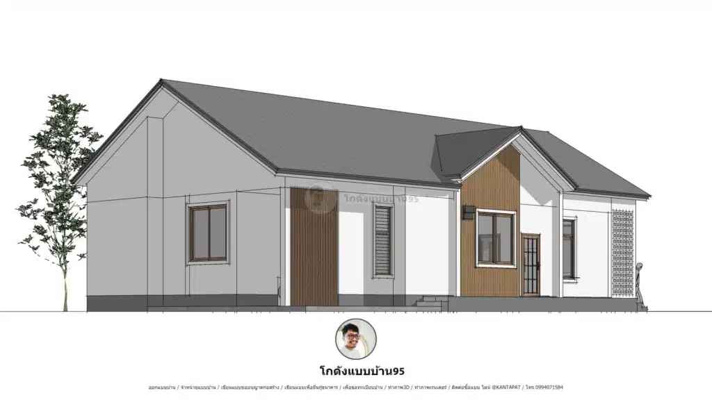 แบบบ้านทรงจั่วP-2539 (2)