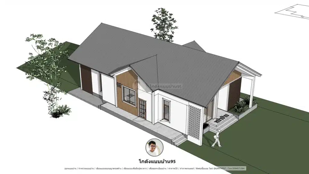 แบบบ้านทรงจั่วP-2539 (4)