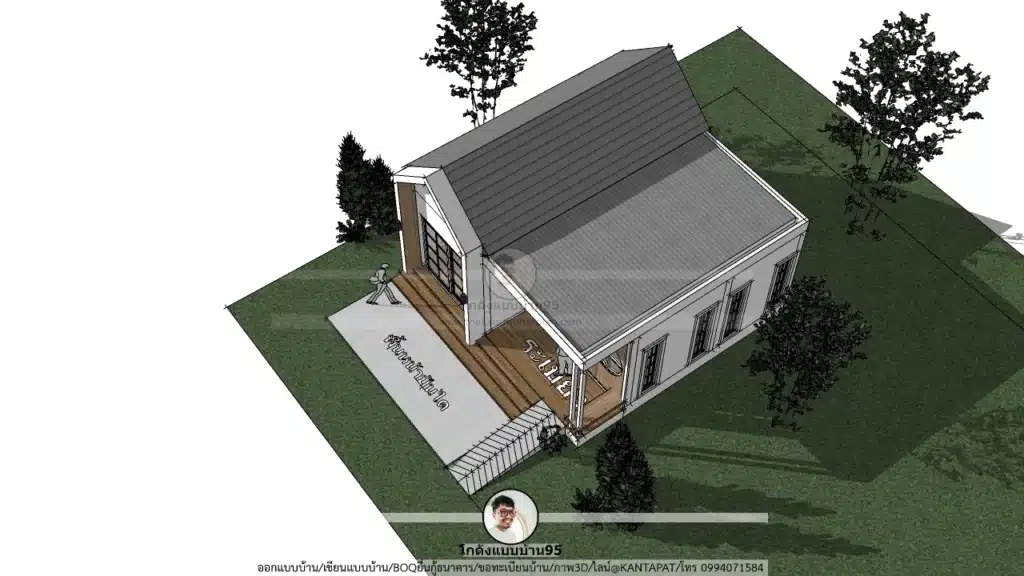 แบบบ้านหลังเล็กP-2551