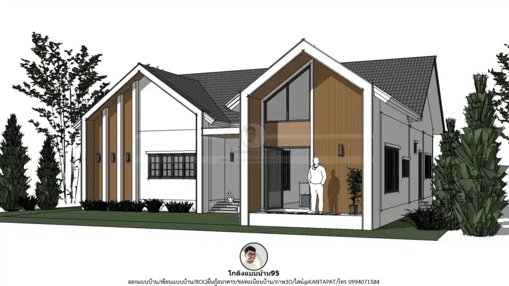แบบบ้านนอร์ดิก P-2557 (4)