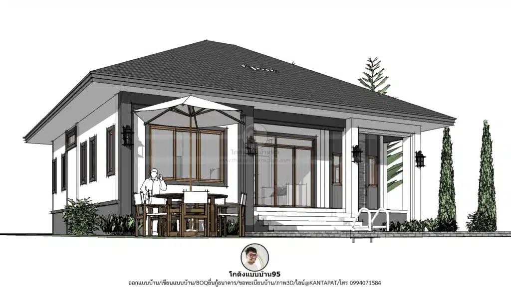 แบบบ้านปั้นหยา P-2550 (4)