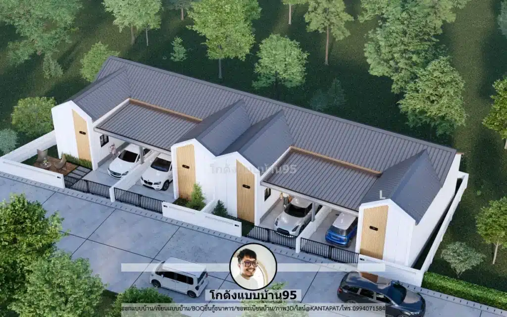 แบบบ้านทาวน์โฮมสไตล์นอร์ดิก