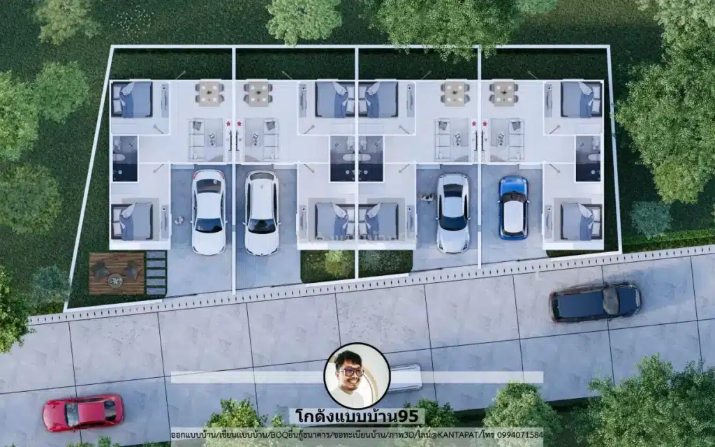แบบบ้านทาวน์โฮมสไตล์นอร์ดิก