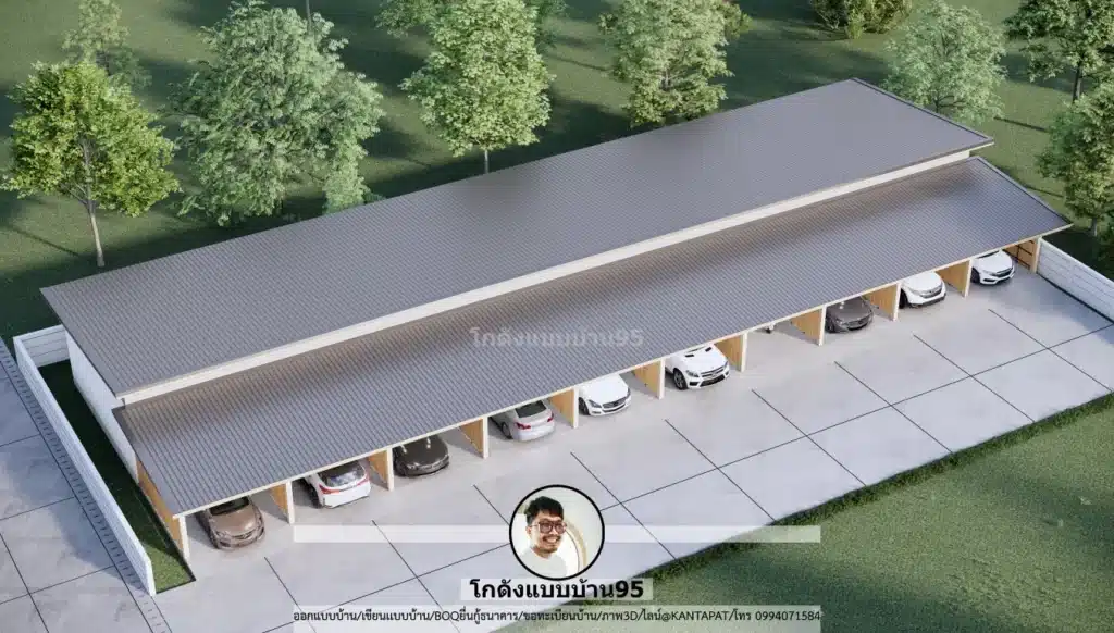 P2542-แบบห้องเช่าชั้นเดียว