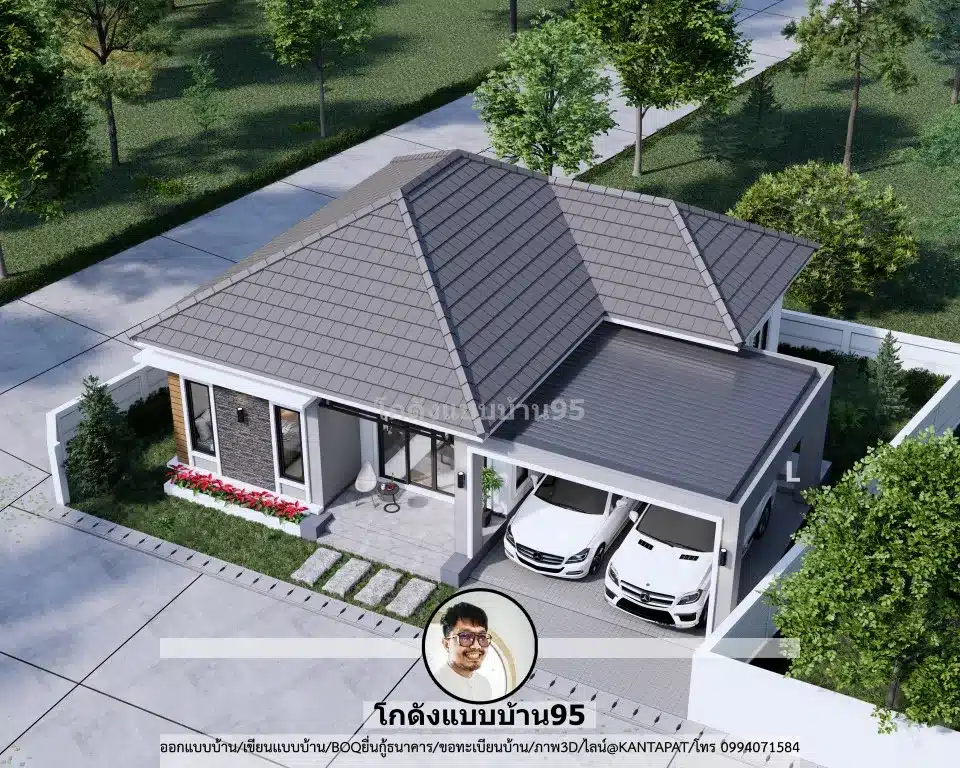 บ้านชั้นเดียว3ห้องนอน-P2574-หลังคา