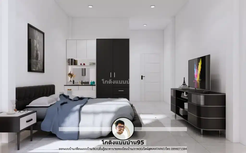 P-2585 บ้านนอร์ดิกชั้นเดียว-ห้องนอน