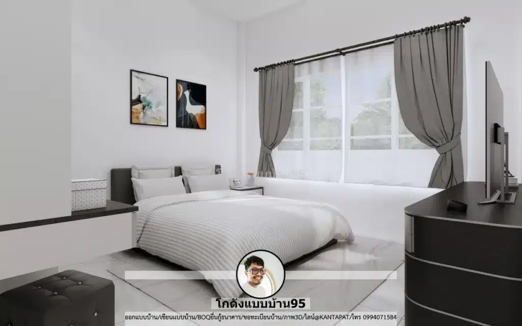 P-2585 บ้านนอร์ดิกชั้นเดียว-ห้องนอน
