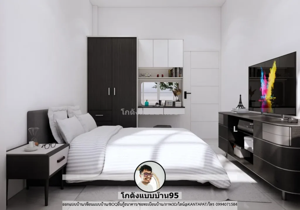 P-2585 บ้านนอร์ดิกชั้นเดียว-ห้องนอน