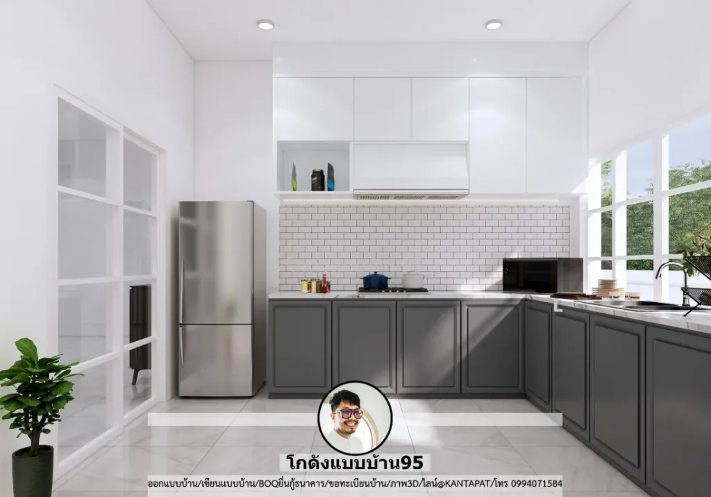 P-2585 บ้านนอร์ดิกชั้นเดียว-ห้องครัว