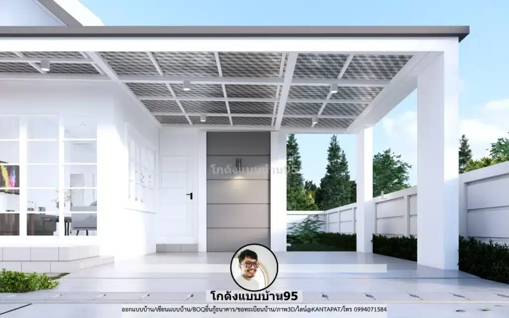 P-2585 บ้านนอร์ดิก -โรงจอดรถ