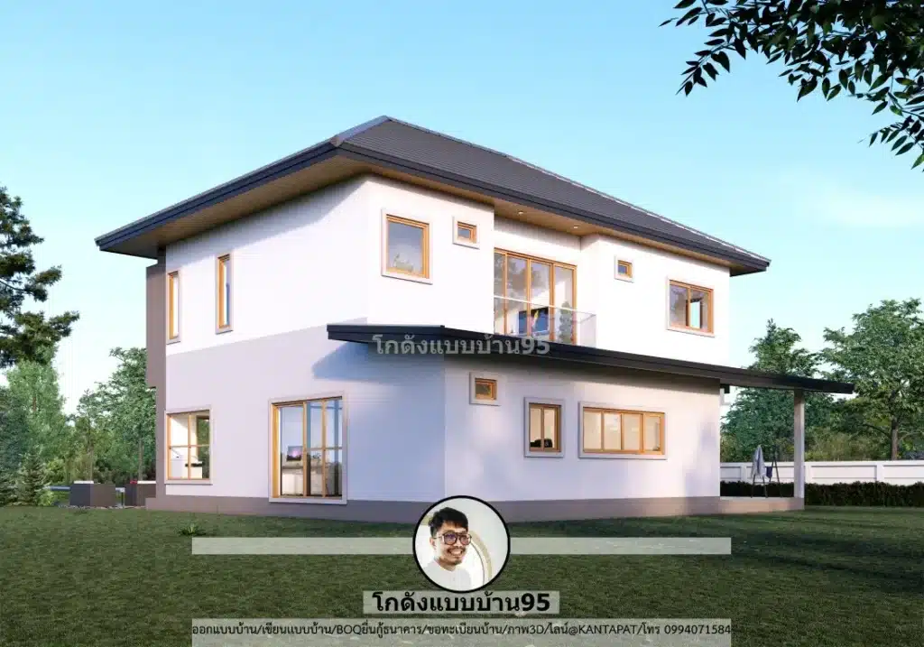 P-2583-บ้านสองชั้นสไตล์ปั้นหยา-ภายนอก