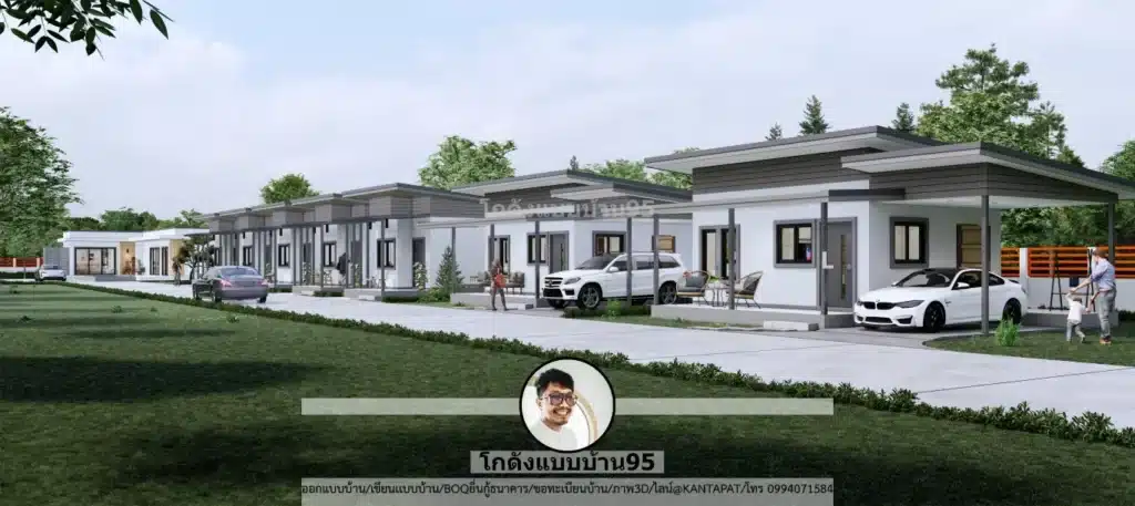 U-2597-บ้านพักส่วนตัวและยูนิตห้องเช่าหลายหลัง