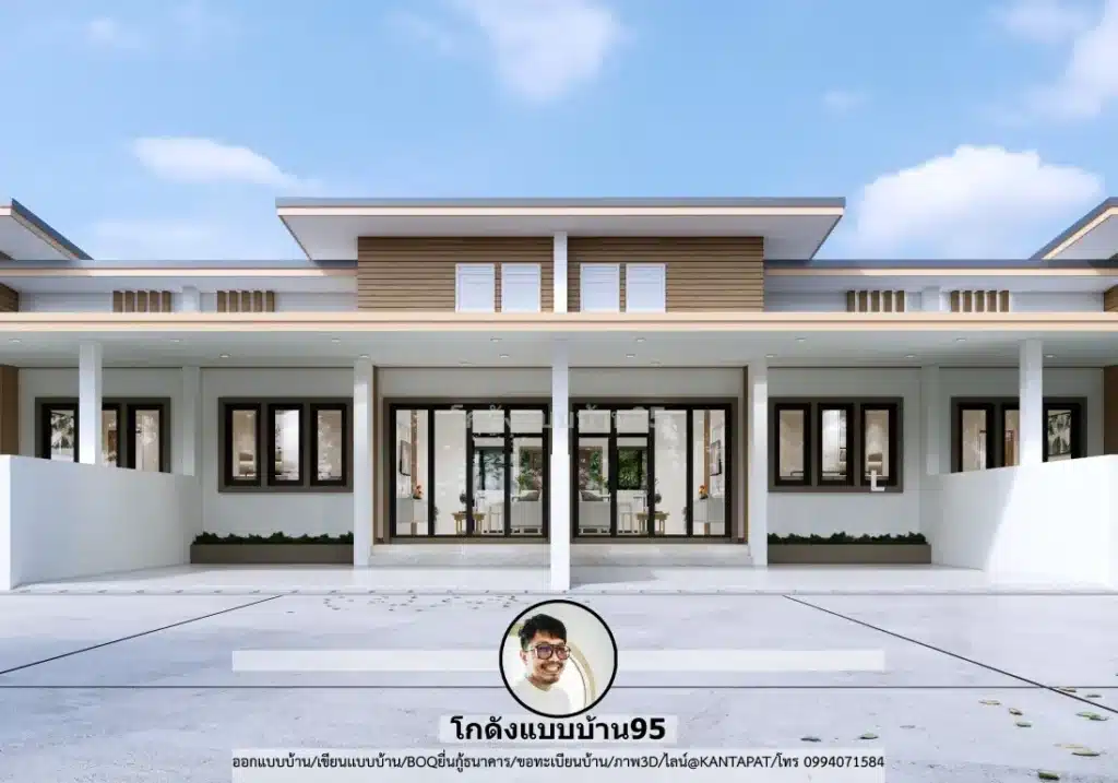 S-183-ทาวน์โฮมชั้นเดียว 6 ยูนิต