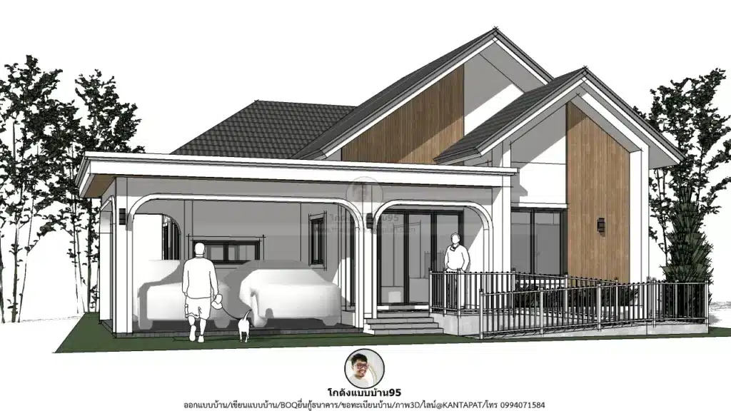 P-2566-แบบบ้านชั้นเดียว