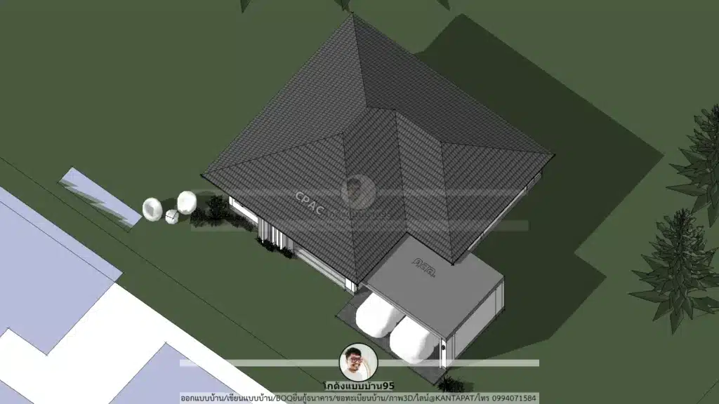 P-2587-หลังคาปั้นหยา