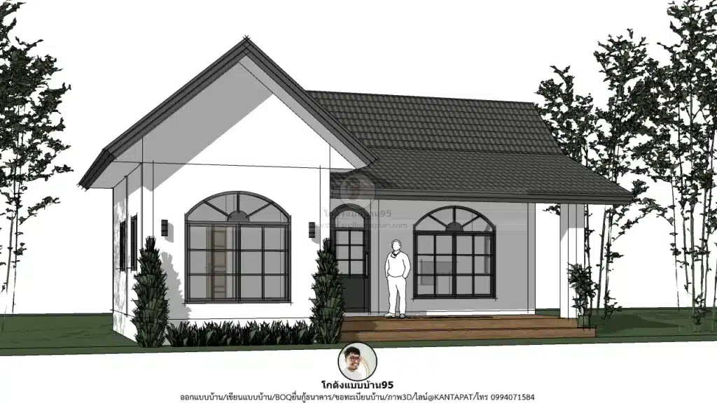 P-2594-แบบบ้านชั้นเดียวอเนกประสงค์