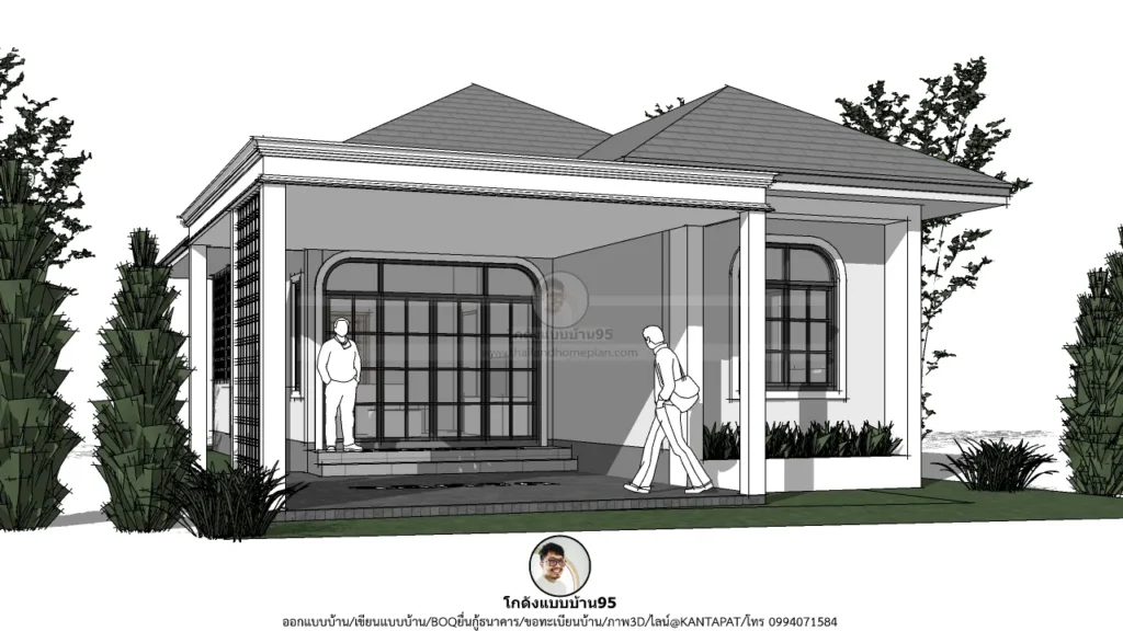 P-2599-บ้านปั้นหยาชั้นเดียว