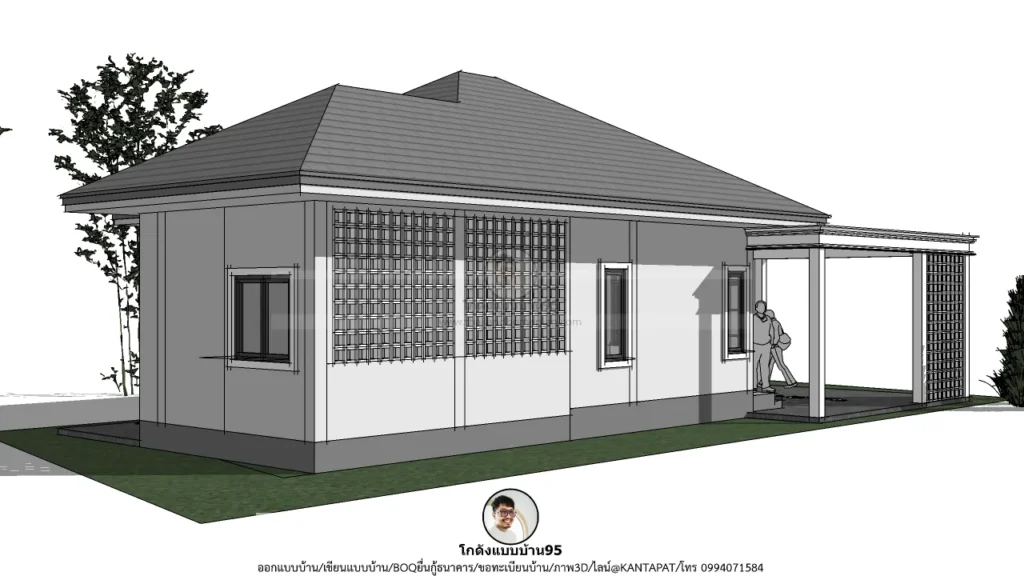 P-2599-บ้านปั้นหยาชั้นเดียว