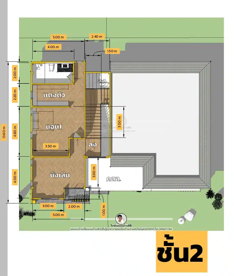 P-2593-แปลนพื้นชั้น2