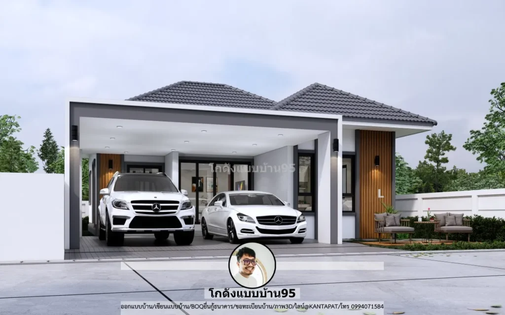 P-2605-แบบบ้านชั้นเดียว