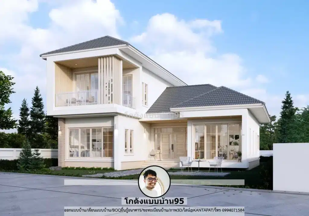 P-2603-บ้านชั้นครึ่งสไตล์ปั้นหยา