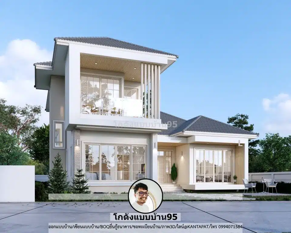 P-2603-บ้านชั้นครึ่งสไตล์ปั้นหยา