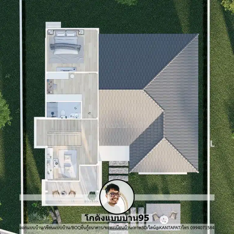 P-2603-บ้านชั้นครึ่งสไตล์ปั้นหยา