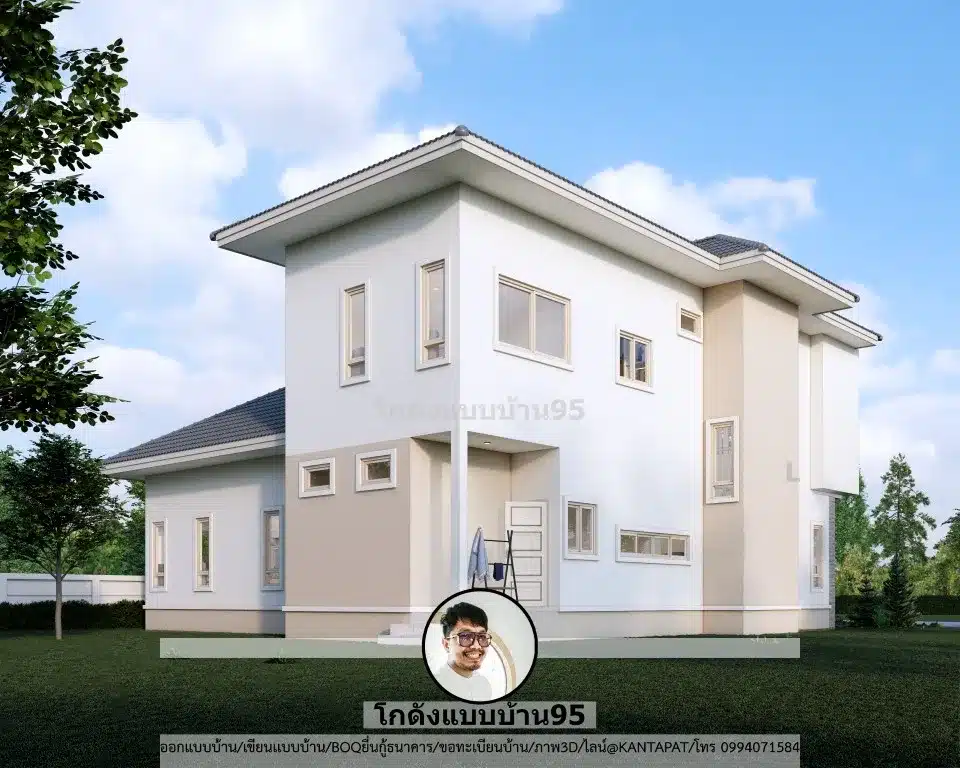 P-2603-บ้านชั้นครึ่งสไตล์ปั้นหยา