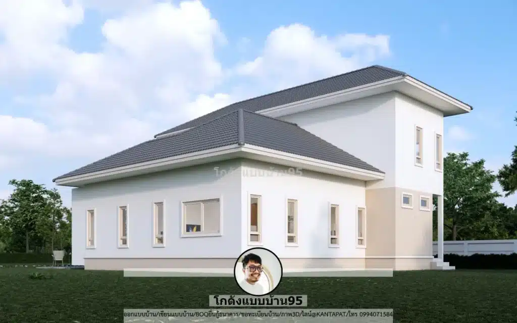 P-2603-บ้านชั้นครึ่งสไตล์ปั้นหยา