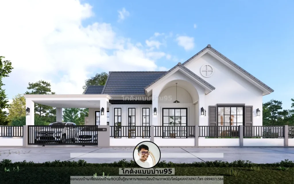 แบบบ้านโครงการชั้นเดียว U-2596