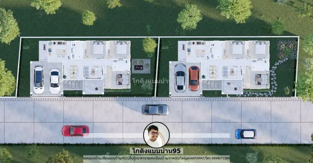 แบบบ้านโครงการชั้นเดียว U-2596