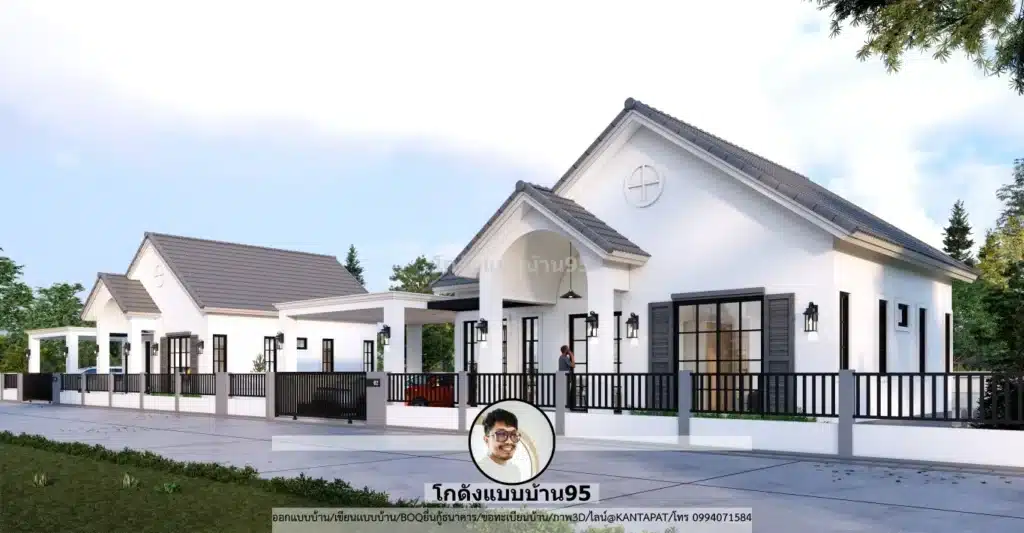 แบบบ้านโครงการชั้นเดียว U-2596