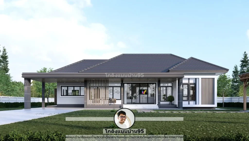 P-2604-บ้านชั้นเดียวสไตล์ปั้นหยา