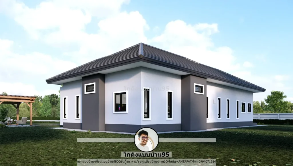 P-2604-บ้านชั้นเดียวสไตล์ปั้นหยา