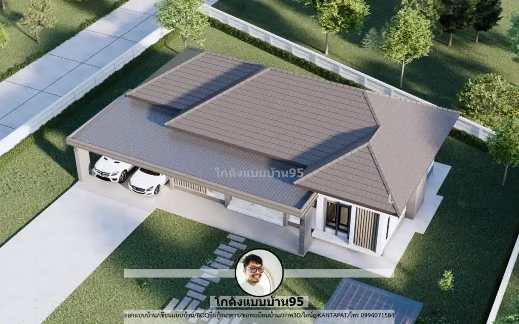 P-2604-บ้านชั้นเดียวสไตล์ปั้นหยา