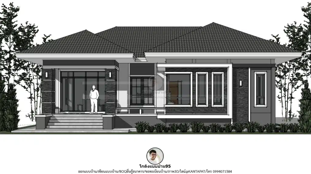 P-2598-แบบบ้าน 3ห้องนอน