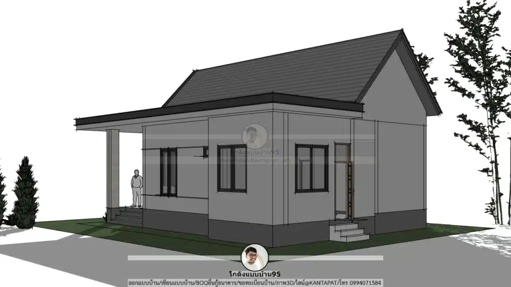 P-2608-บ้านหลังคาจั่ว