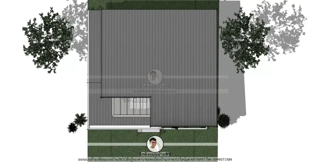 P-2613-บ้านชั้นเดียวสไตล์โมเดิร์น