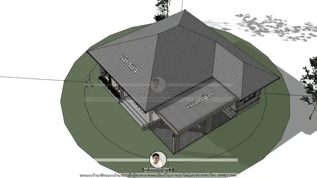 P-2629-บ้านชั้นเดียว 2 ห้องนอน พร้อมที่จอดรถ