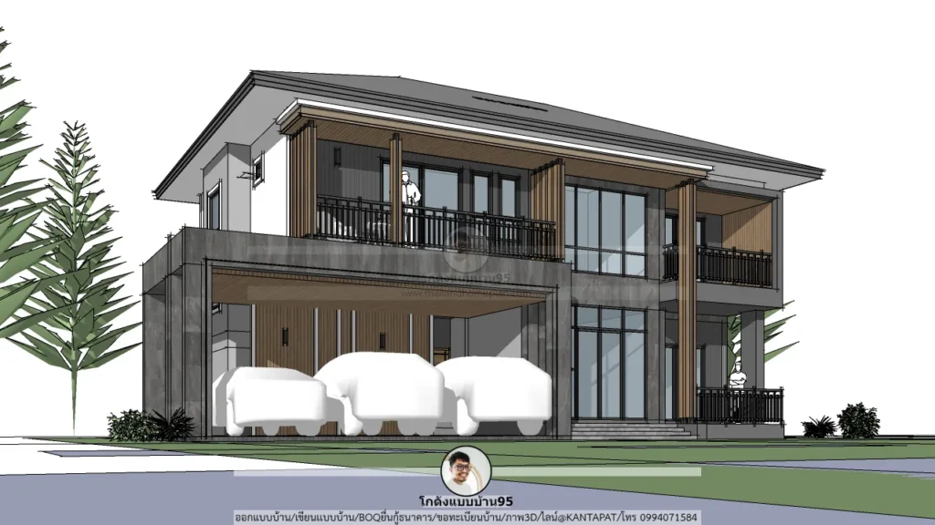 P-2632-บ้าน 2 ชั้นพร้อมที่จอดรถ