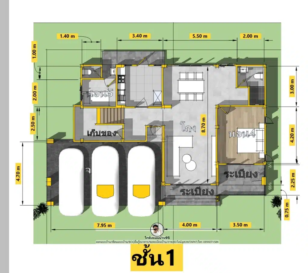 P-2632-บ้าน 2 ชั้นพร้อมที่จอดรถ