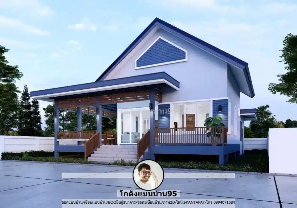 P-2628-บ้านชั้นเดียว 2 ห้องนอน