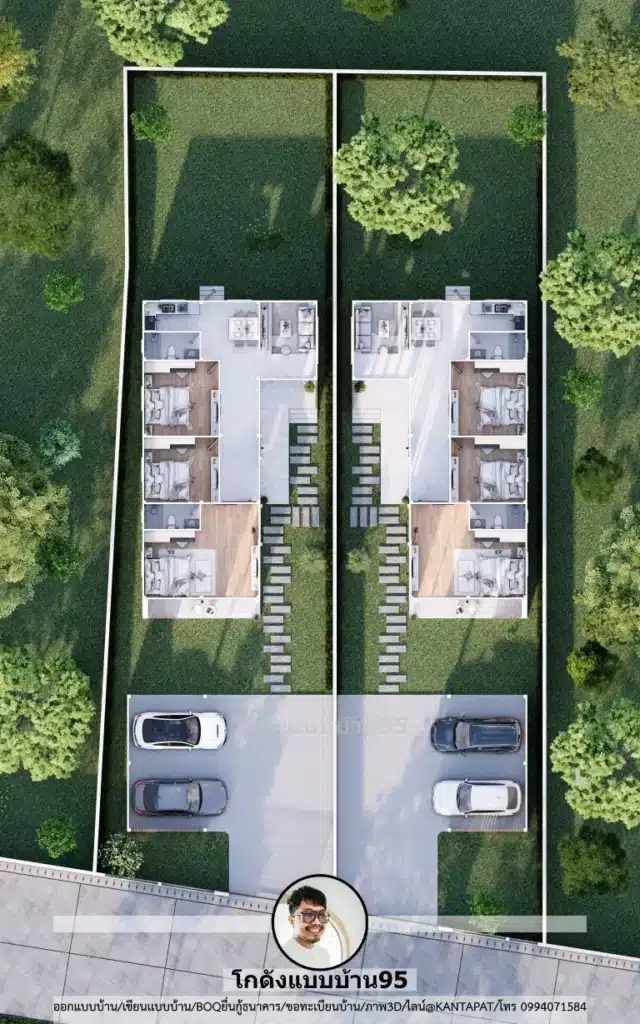 โครงการหมู่บ้าน U-185-บ้านตัวแอลชั้นเดียว