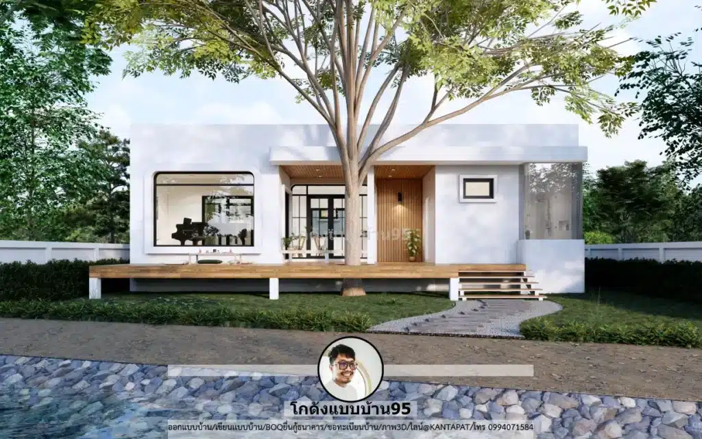 S-187-บ้านชั้นเดียวทรงกล่อง