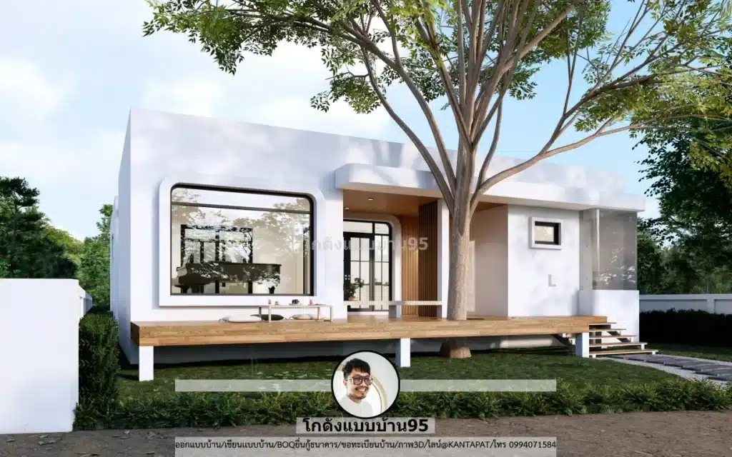 S-187-บ้านชั้นเดียวทรงกล่อง