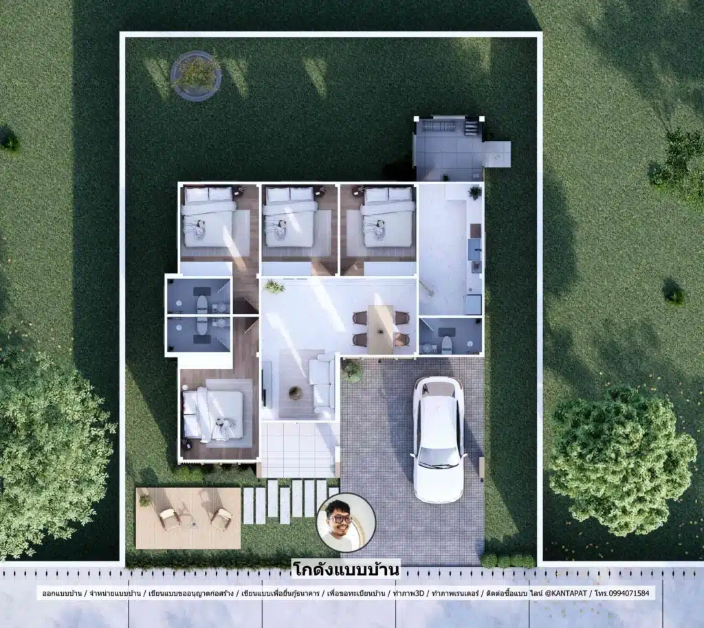 P-2669-บ้านสไตล์คอนเทมโพลารี่